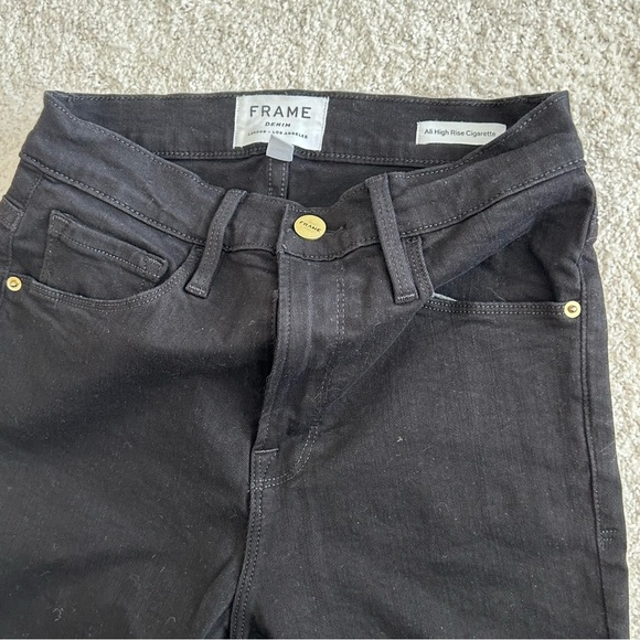 FRAME Ali High Rise Cigarette Denim Jeans - Picture 7 of 12